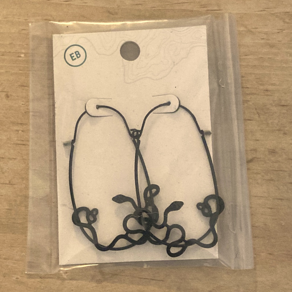 Black Snake Earthbound Earrings 10$